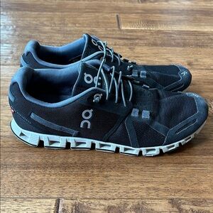 On Running Cloud Cushioned Running Shoes Black Mens Size 8